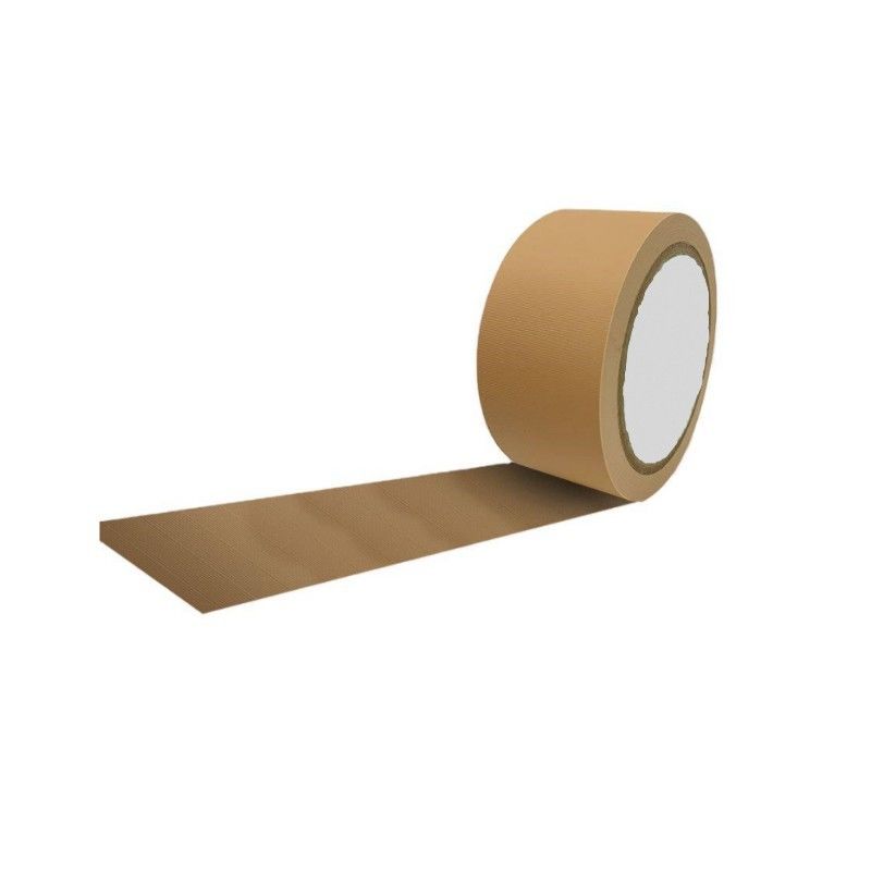 Màu nâu dập nổi dễ dàng xé băng PVC tự dính để đóng gói
