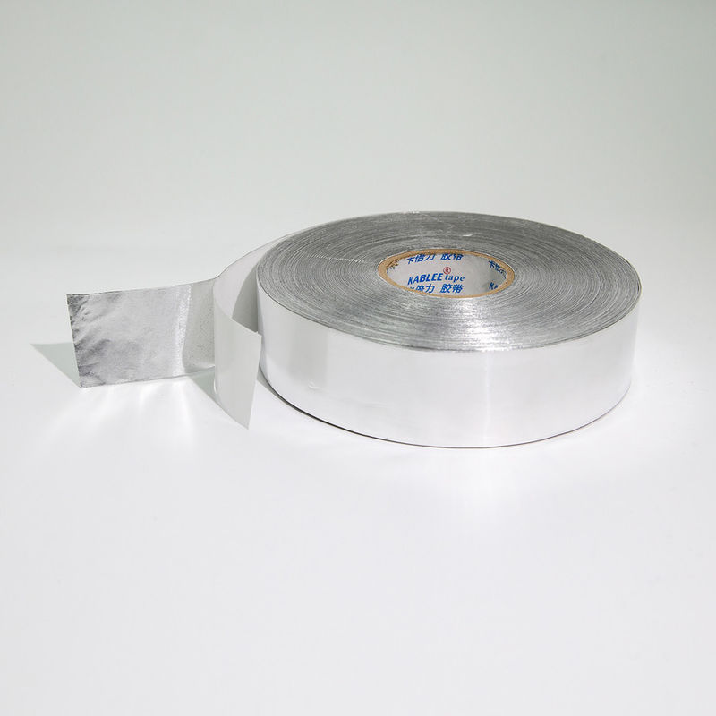 Băng keo nhôm tự dính chịu nhiệt acrylic dài 25M Màu bạc