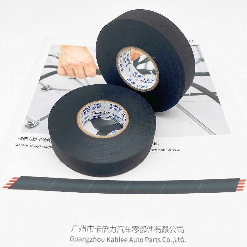 T01 Nhựa màu đen PET vải vải dây thắt dây để bảo vệ dây dán và dễ dàng