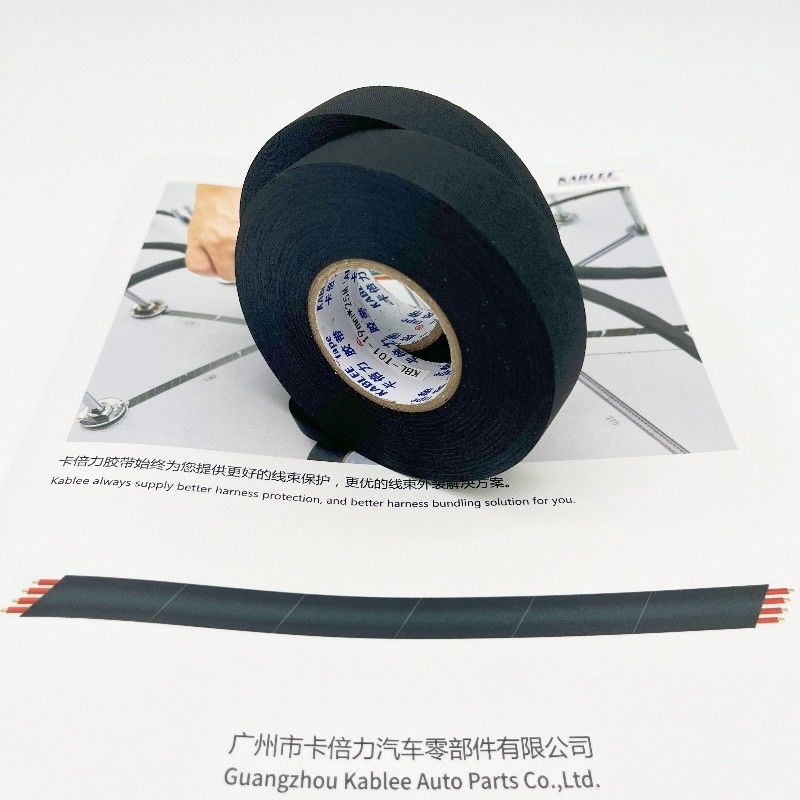 Vải PET màu đen Vải vải sợi dây đeo băng để gắn kết mạnh mẽ và bảo vệ dây