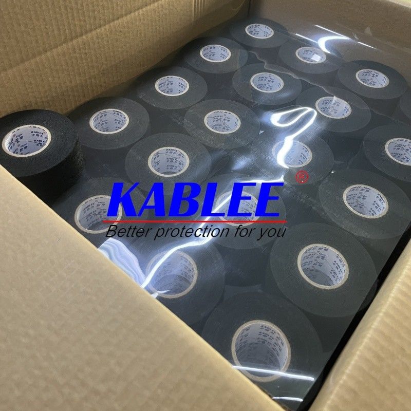 Dây băng vải không dệt polyester màu đen để cách điện và chống cháy trong ngành công nghiệp ô tô